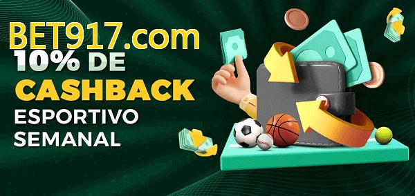 10% de bônus de cashback na BET917.com